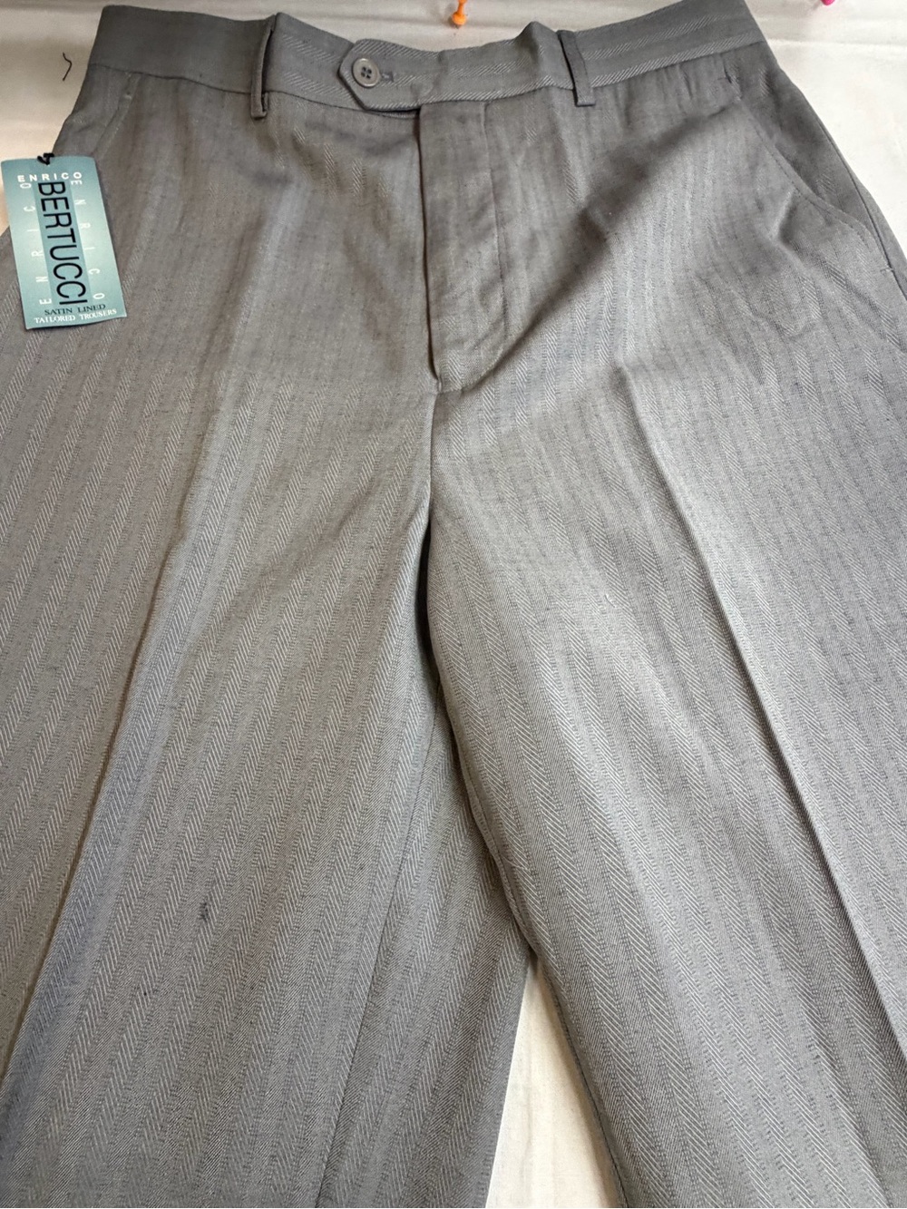 Men's Gray Dress Pants.